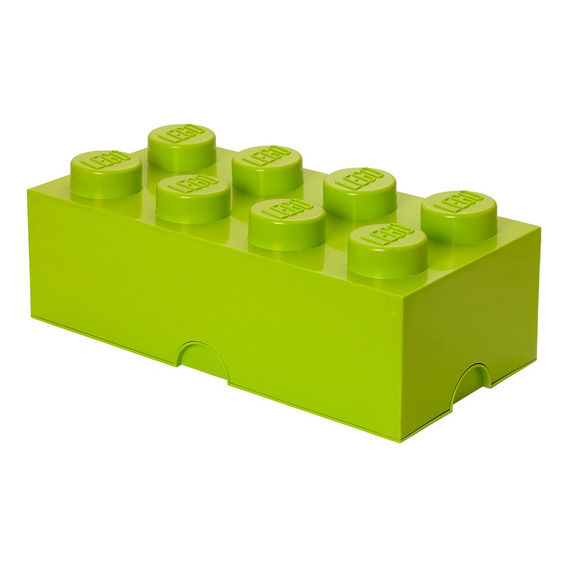 Caja Decorativa De Lego  4004  Color Lime Green   50cm De Largo X   25cm De Ancho X   18cm De Alto 