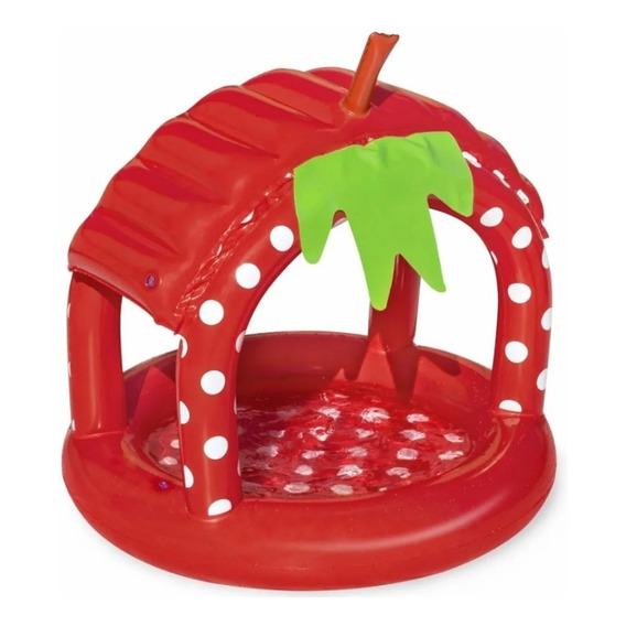 Pileta Inflable Con Techo Frutilla 91x91 Cm Bestway 7034