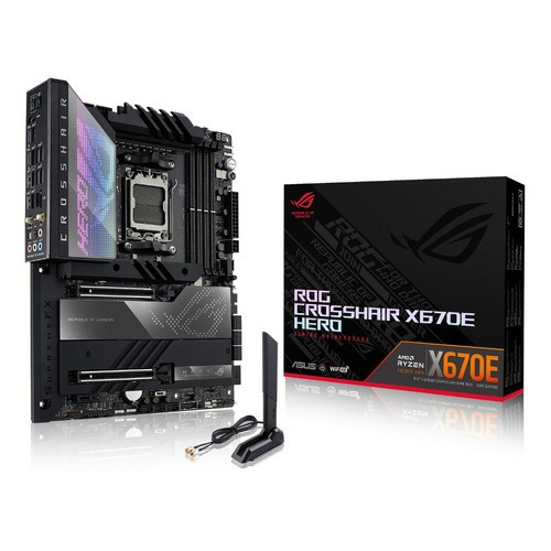 Motherboard Asus Rog Crosshair X670e Hero Am5 Ryzen Ddr5 