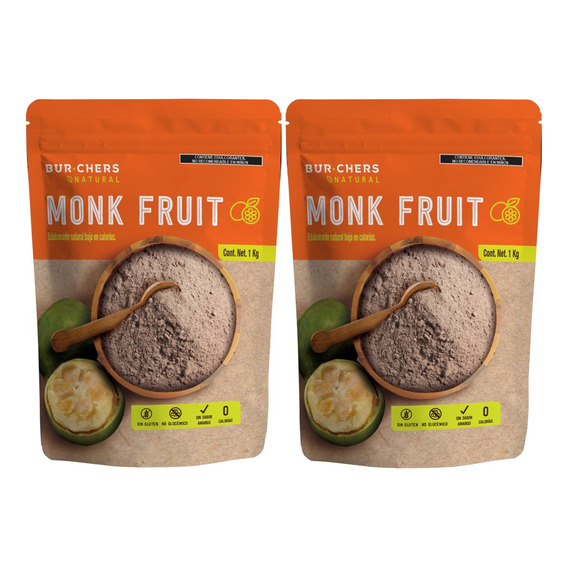 Pack 2 Monk Fruit 1kg - Burchers Natural 