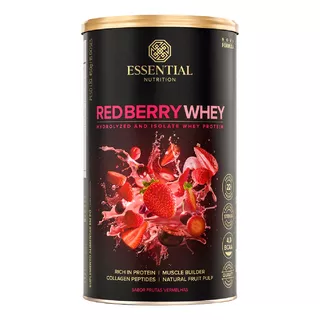 Red Berry Whey Essential Nutrition 510g Whey Protein Isolado
