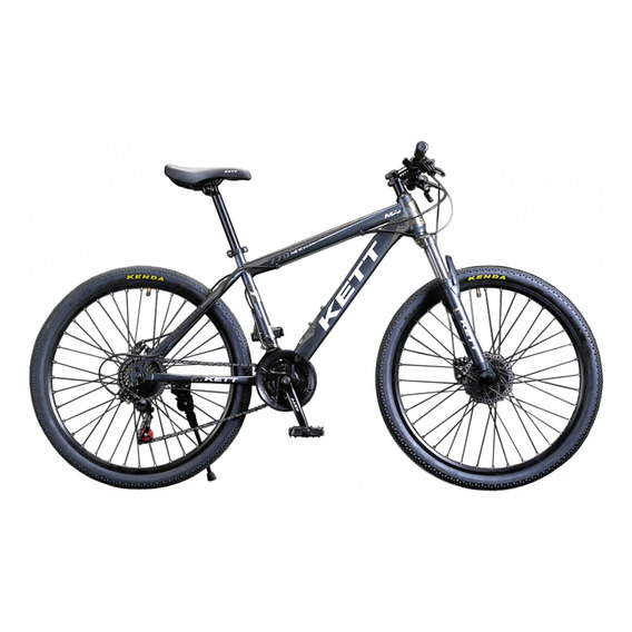 Bicicleta Meka Kett Rodado 27,5 Freno Disco 21 Velocidades Color Gris Tamaño Del Cuadro 27.5