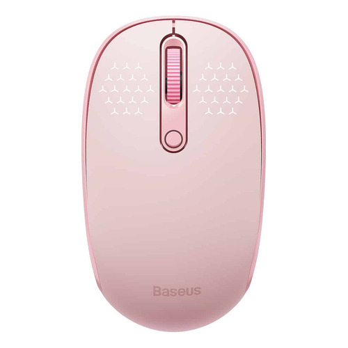 Baseus Mouse F01b Tri-mode Inálambrico Pórtatil Computadora Color Rosa
