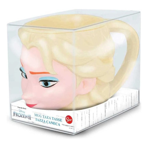 Taza Tazon Frozen Elsa Disney Con Caja 320ml