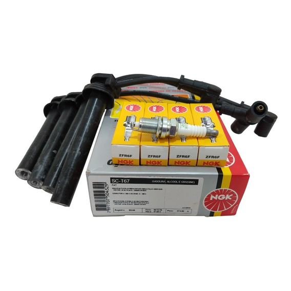 Kit Cables Y Bujias Ngk Palio Adventure 1.6 16v E-torq Zfr6f