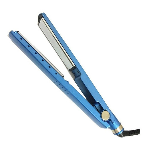 Plancha Pro Nano Titanio Azul Plancha Pulgada-3 Piezas