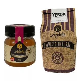 Combo Miel Pura 250g + Yerba 400gr Agroecologica Apidelta