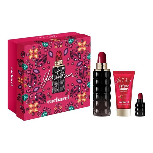 Set De Perfume Cacharel Yes I Am Edp 75ml + Crema De Manos