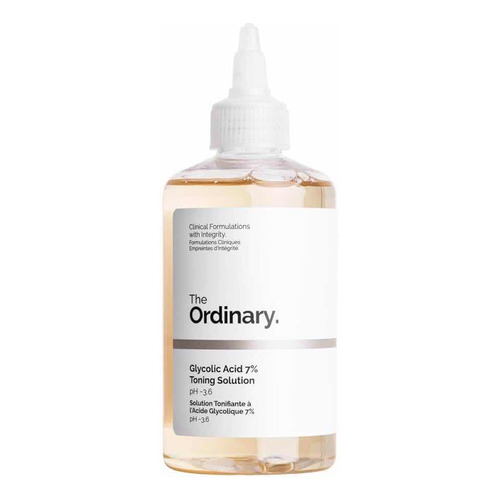 The Ordinary - Solución Tonificante De Ácido Glicólico Al 7% Momento de aplicación Noche Tipo de piel Mixta