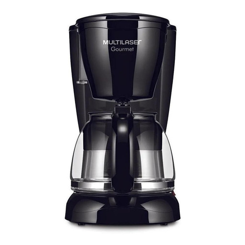 Cafetera Multilaser Gourmet 30 Tazas semi automática negra de filtro 220V