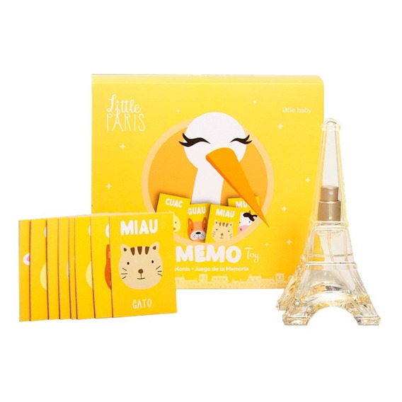 Colonia Para Bebés Little Paris Little Baby 50ml + Memo Toy