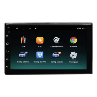 Multimidia Universal Slim 7p Android 13 32gb Wifi Gps Bt Cam Cor Preto