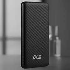 Carregador Portátil Power Bank I2go 10000mah Cor Preto