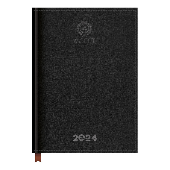 Agenda Ascott Presidente Año 2024 Color De La Portada Negro