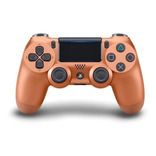 Control joystick inalámbrico Sony PlayStation Dualshock 4 ps4 metallic copper