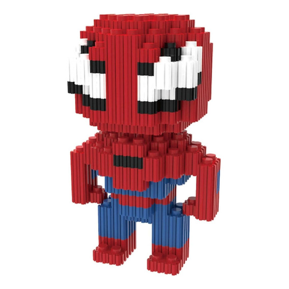Mini Bloques Armable Figura 3d Super Héroes 624pcs Spiderman