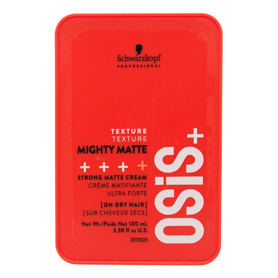 Schwarzkopf Osis+ Mighty Matte Crema Fijación Fuerte 85ml 6c