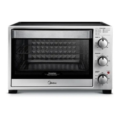 Horno Grill Eléctrico 32 Lts Midea Color Negro con gris