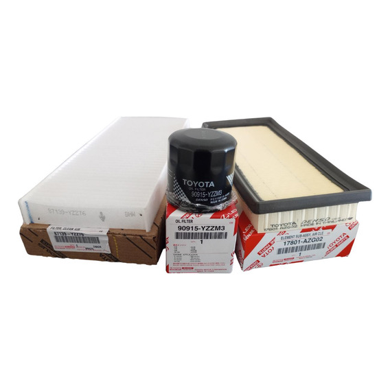 Kit Filtro Aire + Aceite + Habitaculo Toyota Etios 2016 - 22