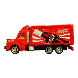 Camión A Fricción 29cm Coca Abre Puertas De Jretro