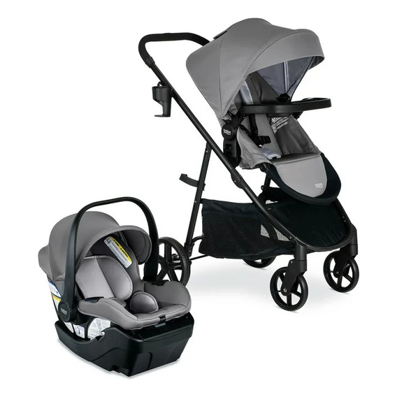 Cochecito Bebé Britax Willow Brook Convertible Con Huevito Color Graphite