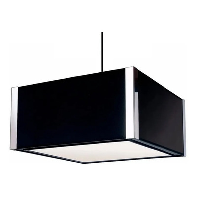 Colgante Cuadrado Moderno Con Acero Apto Led Luz Desing