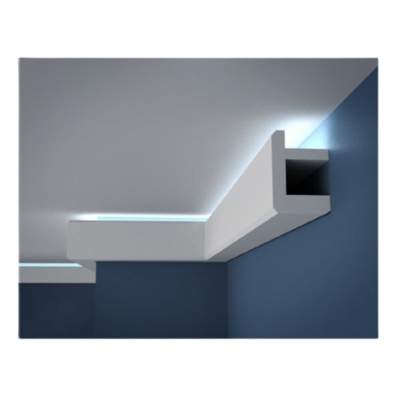 14 Metros Moldura Luz Led Decorativas Interiores Oferta 1