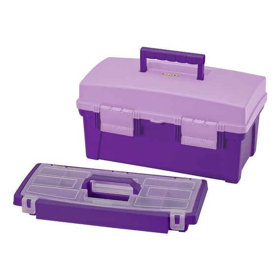 Caja Vanity Organizadora Rimax 16 Morada 11000 Color Morado