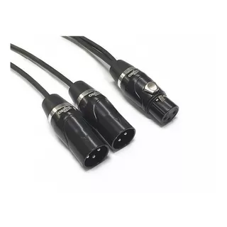 Cabo Xlr Splitter Y - Fêmea  Conectores Santo Angelo - 1m