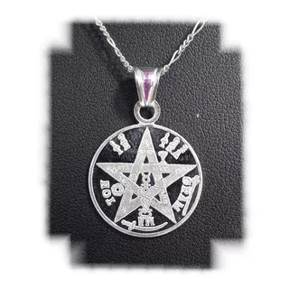 Dije Tetragramaton En Plata Fina 0.999