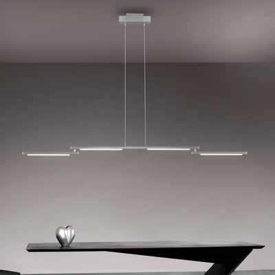 Lampara Colgante Led Moderna Movil Articulada 530 Negro 