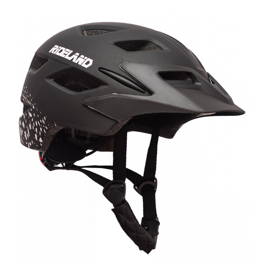 Casco De Bicicleta Rideland Mtb Niño Black