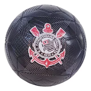 Bola De Futebol De Campo Nº 5 - Corinthians (símbolos) Cor Preto