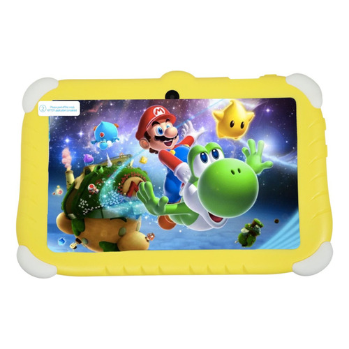 Mario Bros Tablet 7¨ Hd Android 13 32gb Y 2gb Ram Amarillo. Color Amarillo