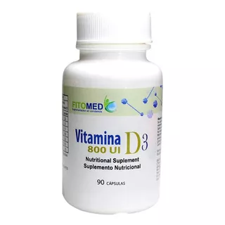 Fitomed Vitamina D3 800 Ui 90 Cápsulas. Agronewen Sabor Sin Sabor