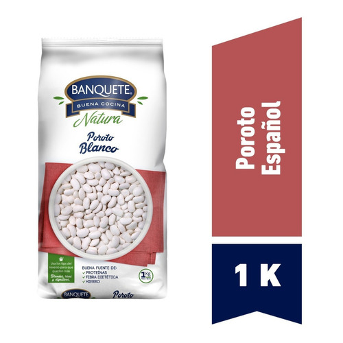 Porotos Blancos Banquete 1 Kg