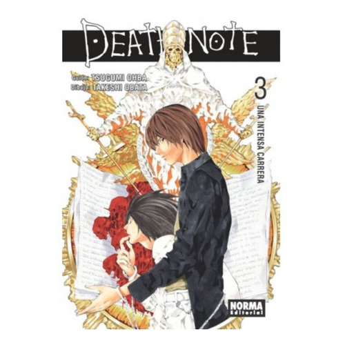 Death Note: Death Note, De Tsugumi Ohba. Serie Death Note, Vol. 1. Editorial Norma Comics, Tapa Blanda, Edición 1 En Español, 2014