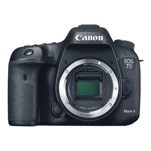  Canon EOS 7D Mark II DSLR color  negro