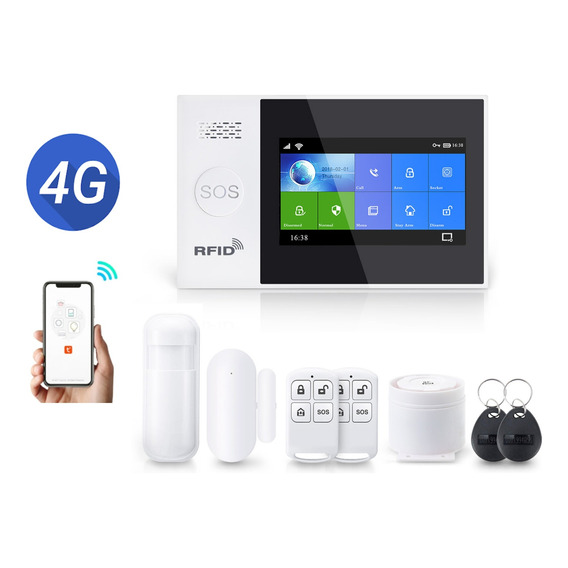 Central De Alarma Gsm Inteligente Wifi Touch S30t-homologada