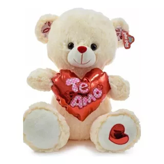 Oso De Peluche Grande 40cm Enamorados Regalo Aniversarios