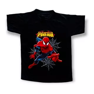 Camisetas Estampadas Cómics Niño Spiderman