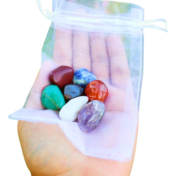 Set Piedras 7 Chakras Naturales