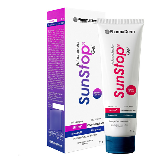 Sunstop protector sol gel crema fps50