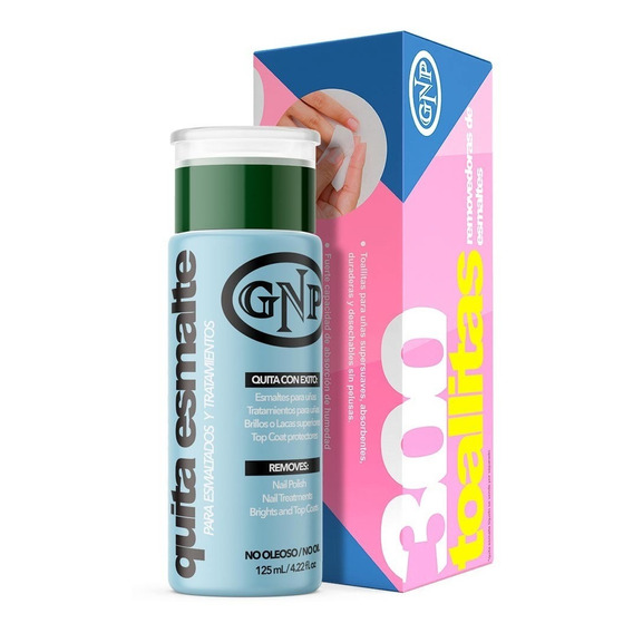 Combo De Wipes Toallas Para Limpiar Uñas Gnp Y Quita Esmalte