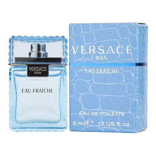 Mini Perfume Versace Man Eau Fraiche De 5 Ml Eau De Toilette