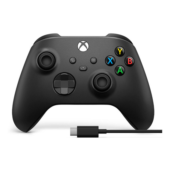 Joystick inalámbrico Microsoft Xbox Xbox Series X|S Controller + USB-C cable carbon black