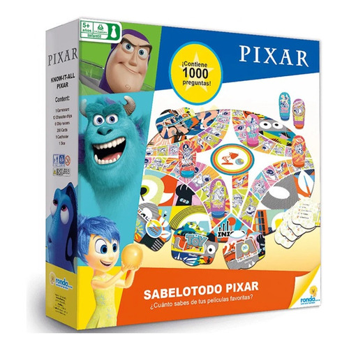 Sabelotodo Pixar Juego Ronda Español