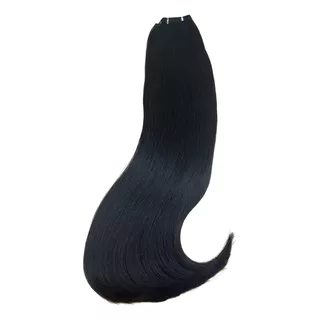 Cabelo Brasileiro Castanho 60cm 180 Gramas Fita Adesiva