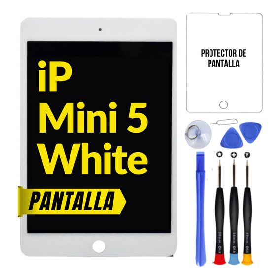 Montaje De Lcd Con Digitalizador Para iPad Mini 5 (blanco)