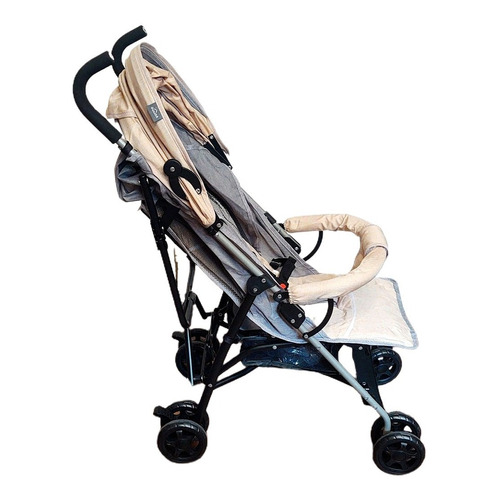 Cochecito De Bebe Tipo Paragüitas 0 A 36m Vonne Max15k Techo Color Gris/Beige Color del chasis Negro